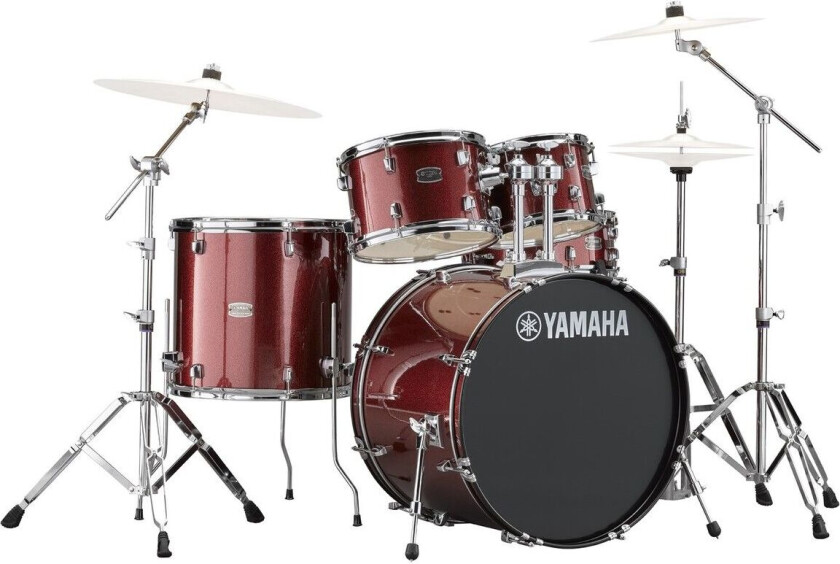 Rydeen 20" Trommesett med Hardware Burgundy Sparkle