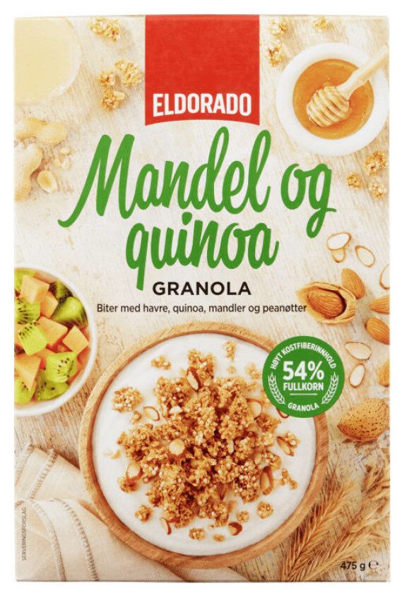 Granola Mandler &Quinoa 475g