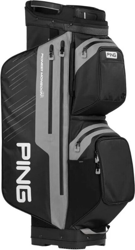 Ping Pioneer Monsoon Trallebag Sort/grå