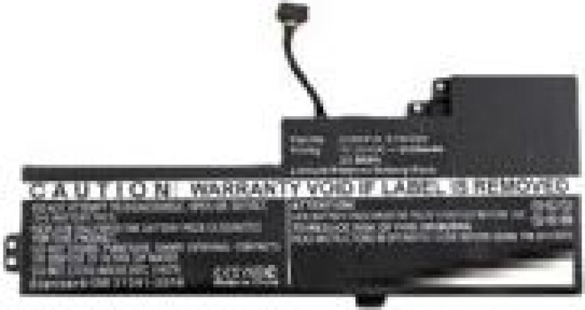 - Batteri til bærbar PC - litiumpolymer - 2050 mAh - 23.1 Wh - svart - for Lenovo ThinkPad T470 20HD, 20HE, 20JM, 20JN