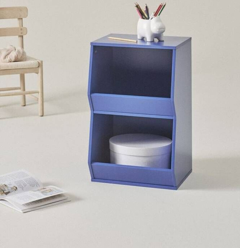 EASY PEASY LOW hylle Lillablå