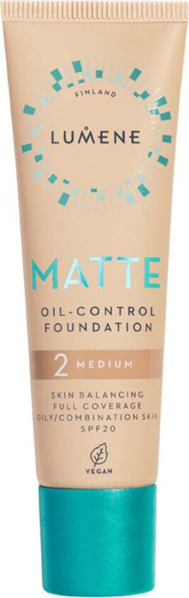 Matte Oil-Control Foundation SPF20 2 Medium