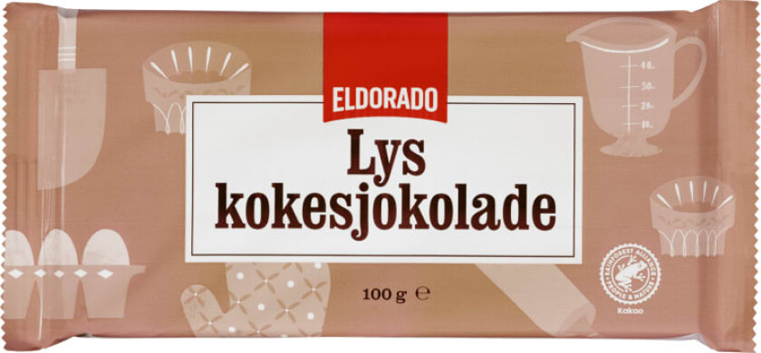 Kokesjokolade Lys 100g