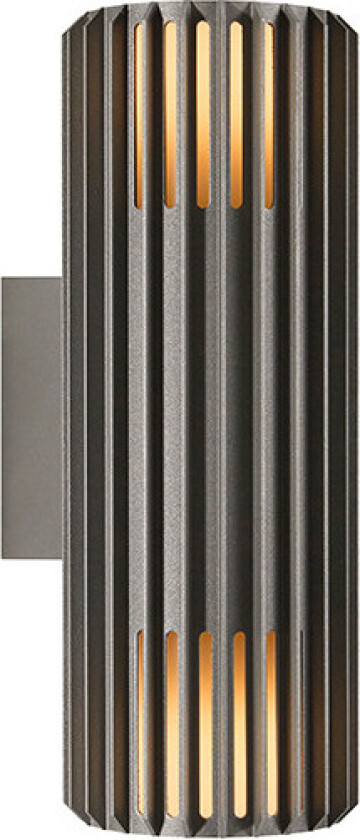 Aludra Double Utendørs Vegglampe Seaside Anthracite