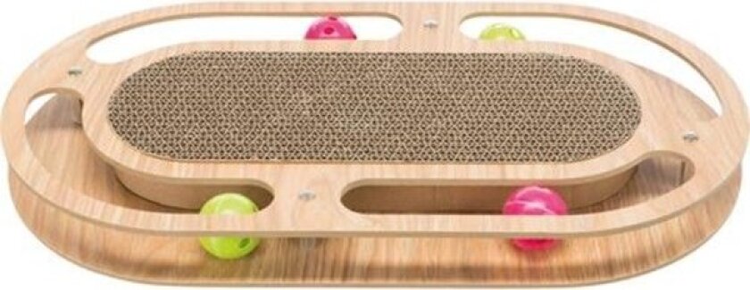Klorepapp med treramme, oval - L 46 x B 25 x H 4 cm