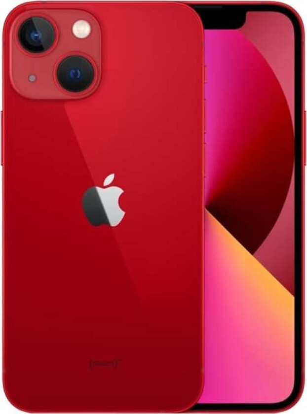 iPhone 13 mini - (PRODUCT) RED - 5G smartphone - dobbelt-SIM / Internminne 512 GB - OLED-display - 5.4 - 2340 x 1080 piksler - 2x bakkameraer 12 MP, 12 MP - front camera 12 MP - rød