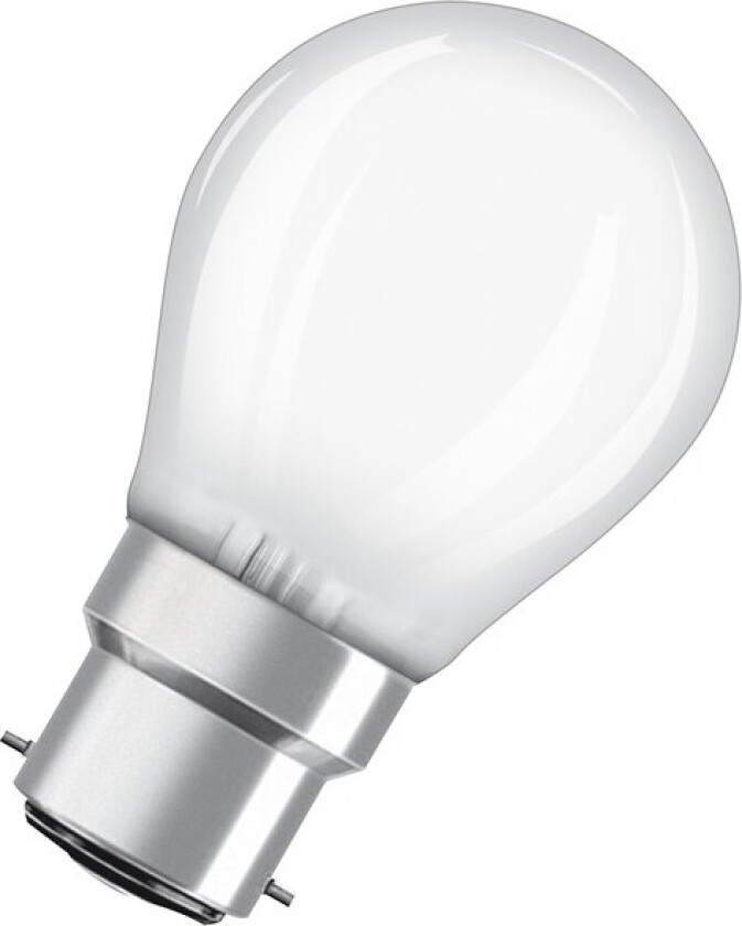 LED-lyspære Krone 4W/827 (40W) Frosted B22d