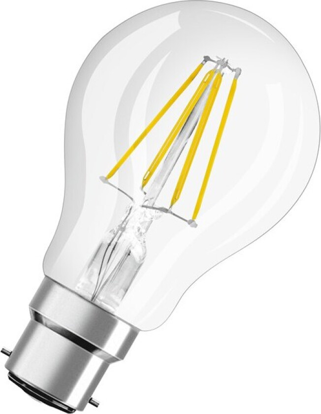 LED-lyspære Standard Filament 6,5W/840 (60W) Clear B22d