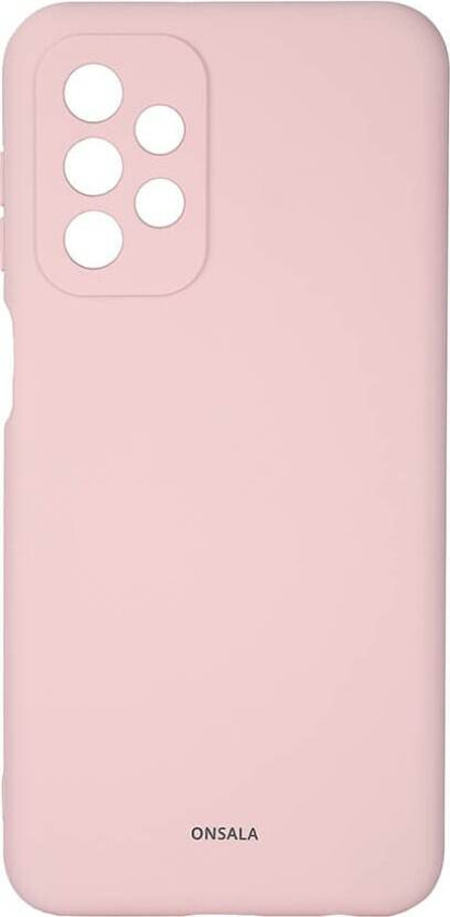 ONSALA Mobilfodral Silikon Chalk Pink - Samsung Galaxy A23 5G