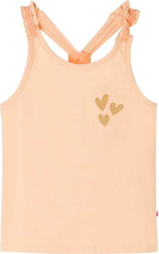 Singlet for barn lyseoransje 116
