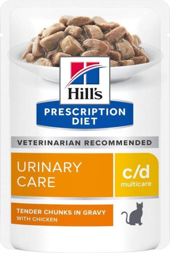 Hill's Prescription Diet Feline c/d Urinary Care Multicare Chicken 12x85 g