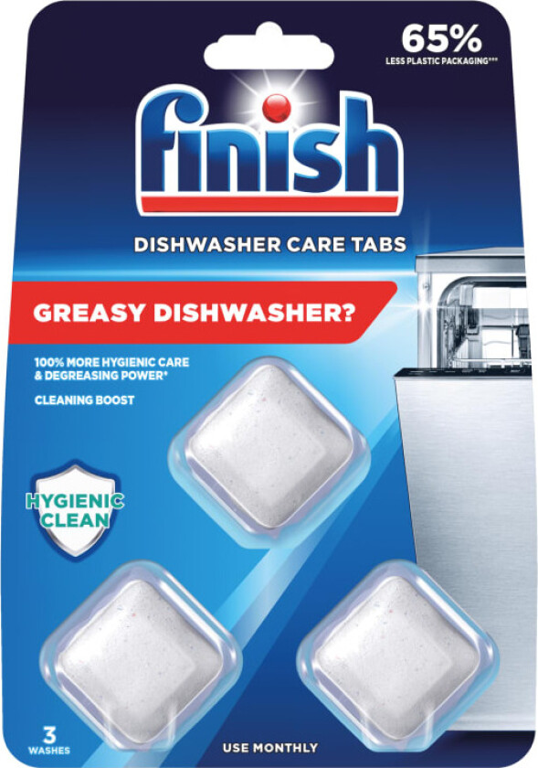 Finish In-Wash Maskinrens 3stk