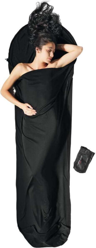 Mummy Liner Merino Wool Black OneSize, Black