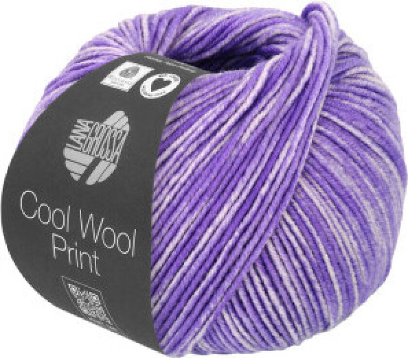 Cool Wool Garn 6524 Neonlilla / Myk lilla