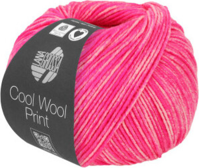 Cool Wool Garn 6525 Neonrosa / Rosa