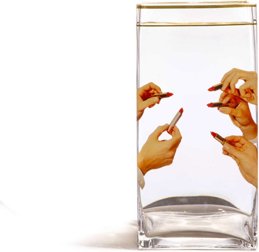 Glass Vase Big - Lipstick