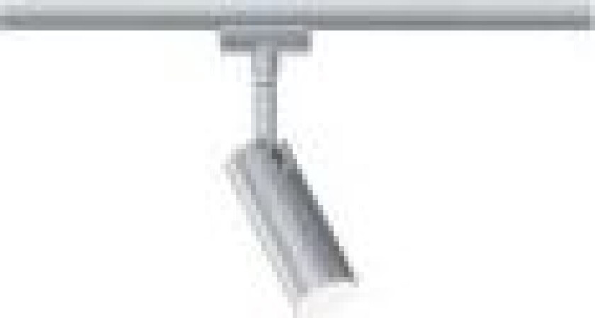 955.06, Spotlight på skinne, 1 ampuller, LED, 3000 K, 415 lm, Kromfarget