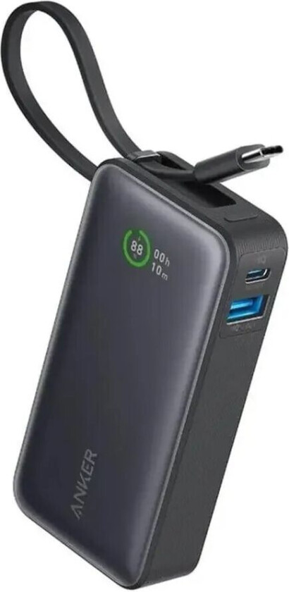 545 Nano PD 30W Nødlader - Svart - 10000 mAh