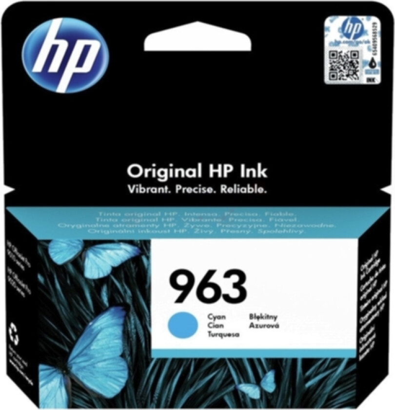 Hp Blekk Cyan No.963 700 Sider – Officejet Pro 9010