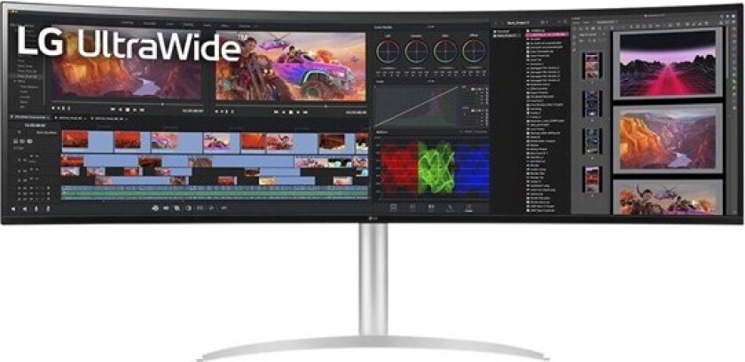 Lg Ultrawide 49wq95c-w Curved 49" 5120 X 1440 32:9 Nano Ips 144hz