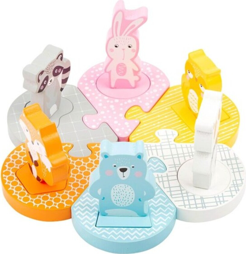 - Wooden Shape Puzzle Animals