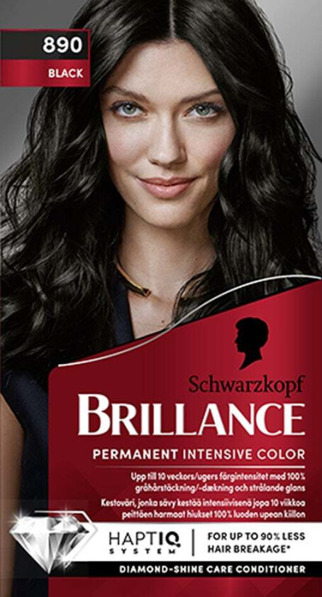 Schwarzkopf Brillance Intensive Color Creme 890 Black