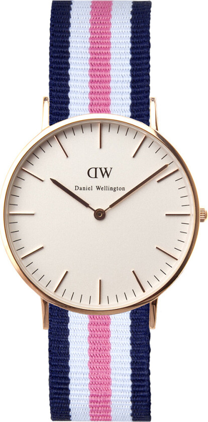 Classic Southampton Dameklokke, Rosé gull, 36mm - Kvarts - Rosegull - Dameklokker - Stoff - Mineral