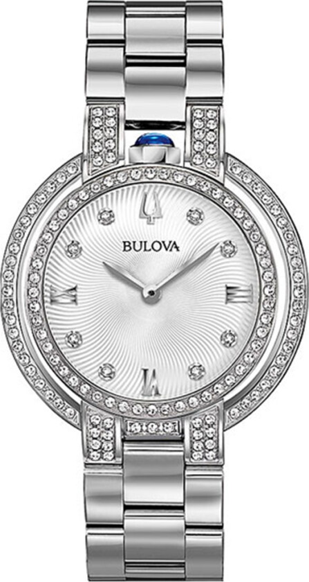 Rubaiyat Ladies 96R220 - Kvarts - Sølv - Dameklokker - Rustfritt stål - ledd m/pin - Safir