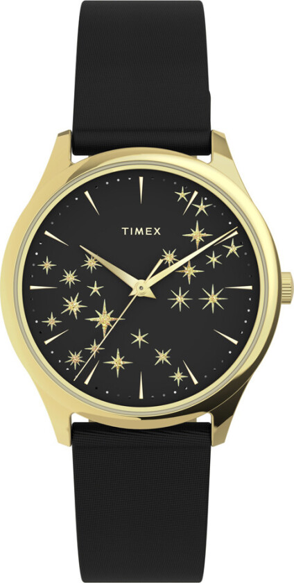 Starstruck TW2U57300 - Kvarts - Gull - Dameklokker - Skinn - Mineral