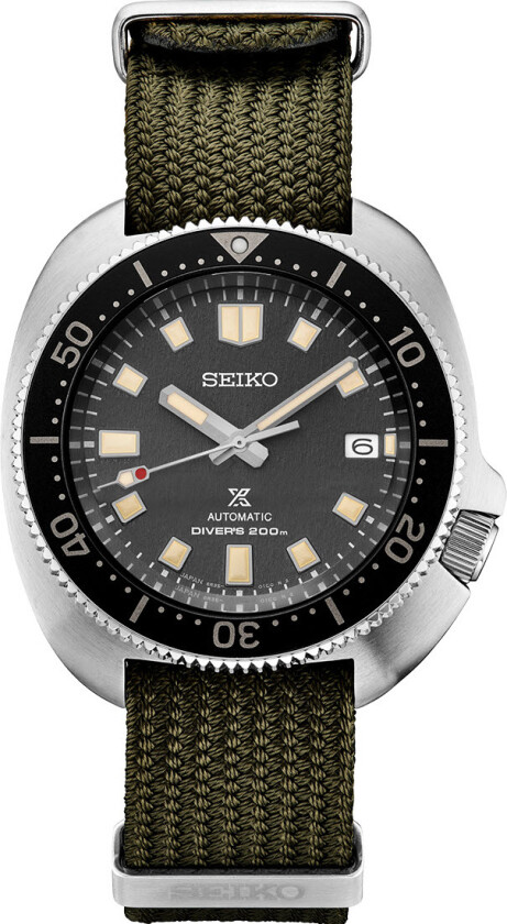 Prospex Automatic Divers 200M SPB237J1 - Automatisk - Sølv - Herreklokker - Stoff - Safir