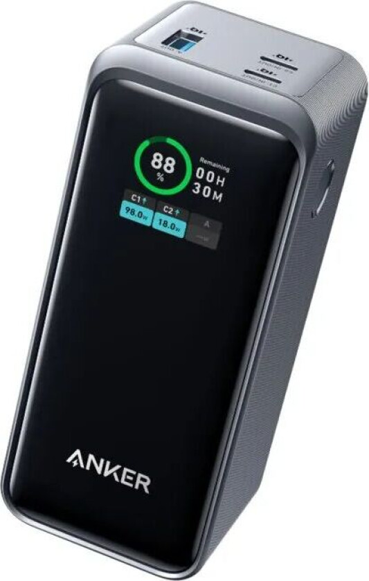 Prime - Strømbank - 5 / 9 / 10 / 12 / 15 / 20 V - 200 watt - 20000 mAh