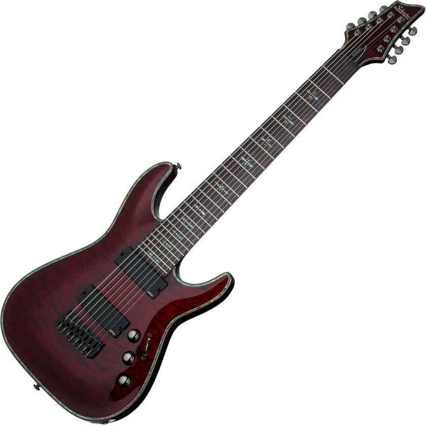 Schecter Hellraiser C-8 8 String Black Cherry