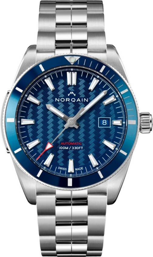Adventure Sport 42mm N1000C02A/A101/102S - Automatisk - Sølv - Herreklokker - Rustfritt stål - ledd m/pin - Safir