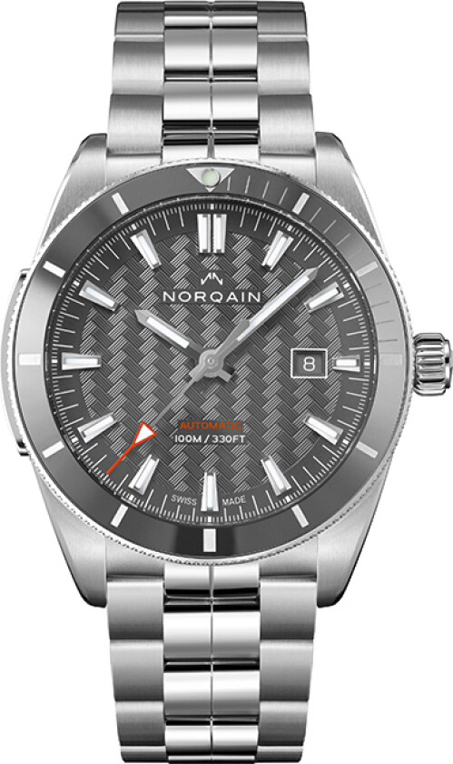 Adventure Sport 42mm N1000C03A/G101/102S - Automatisk - Sølv - Herreklokker - Rustfritt stål - ledd m/pin - Safir