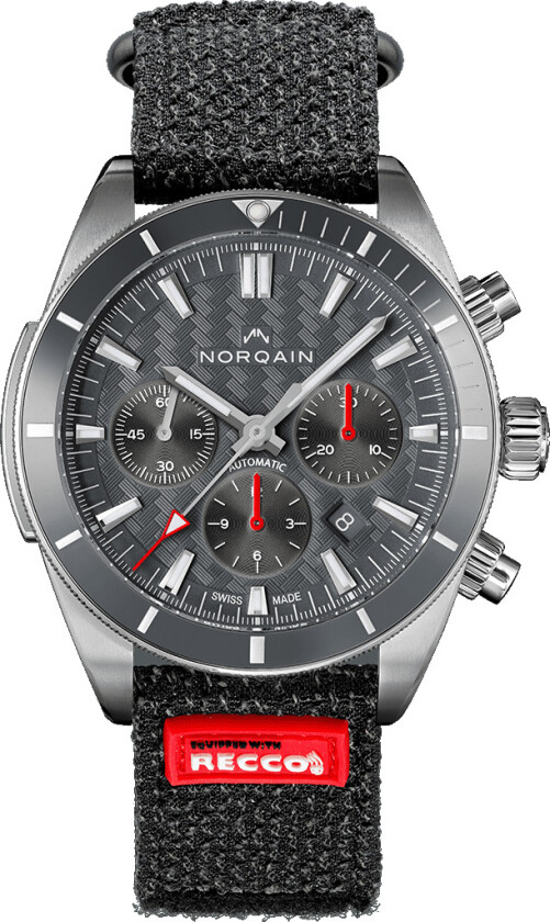 Adventure Sport Chrono 44mm NS1200C23C/G1NS/10REC - Automatisk - Grå - Herreklokker - Stoff - Safir