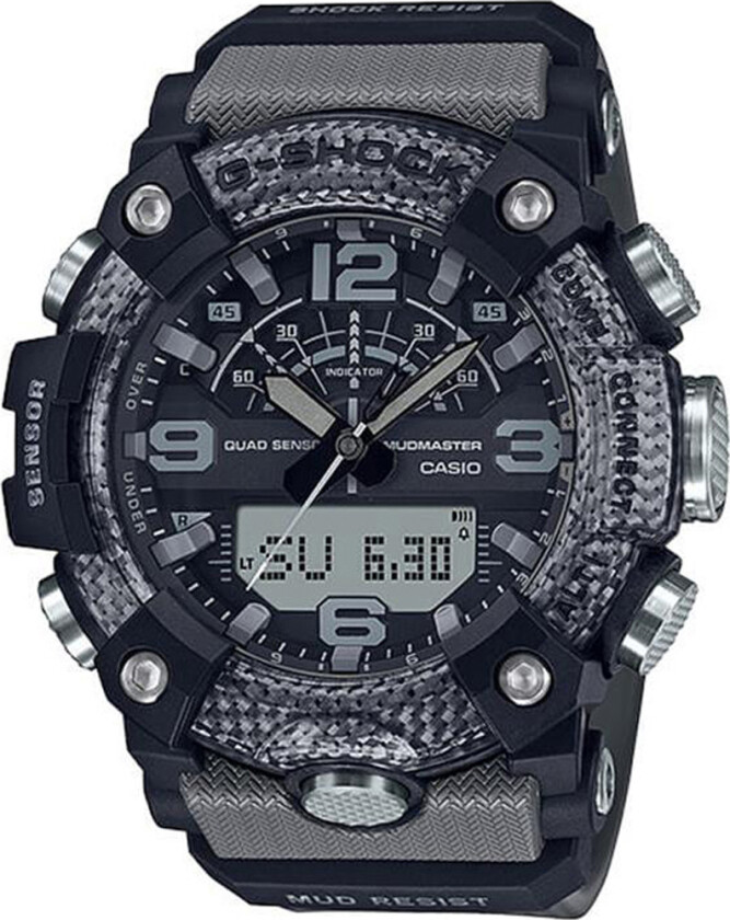 G-Shock Limited GG-B100-8AER - Anadigi - Sort - Herreklokker - Resin - Mineral/Safir mix