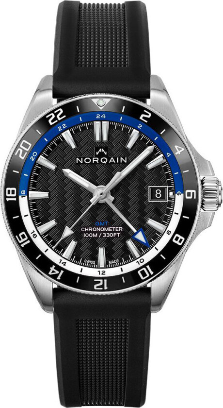Adventure Neverest GMT 41mm NN1100SC1CG/BA111/15BR.18S - Automatisk - Sølv - Herreklokker - Silikon - Safir