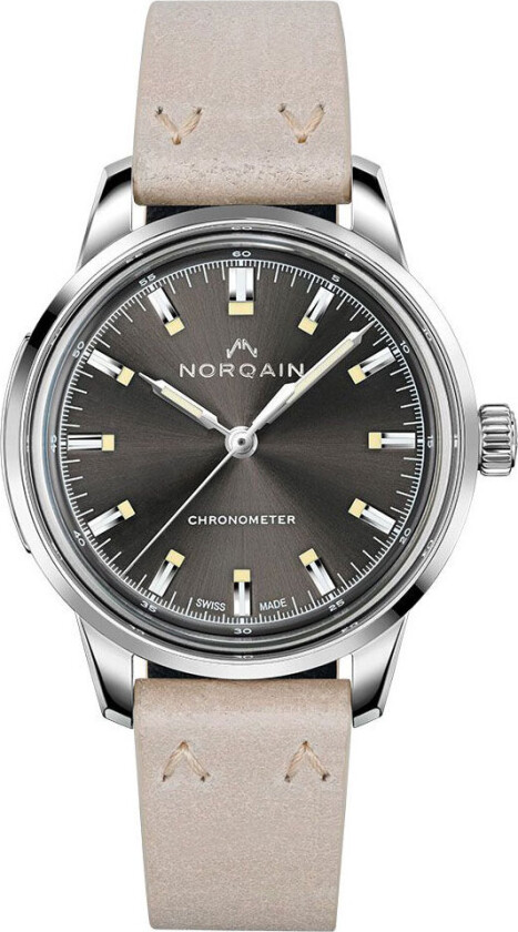 Freedom 60 39mm NN2001SA/T201/18DOS.16S - Automatisk - Sølv - Herreklokker - Skinn - Safir