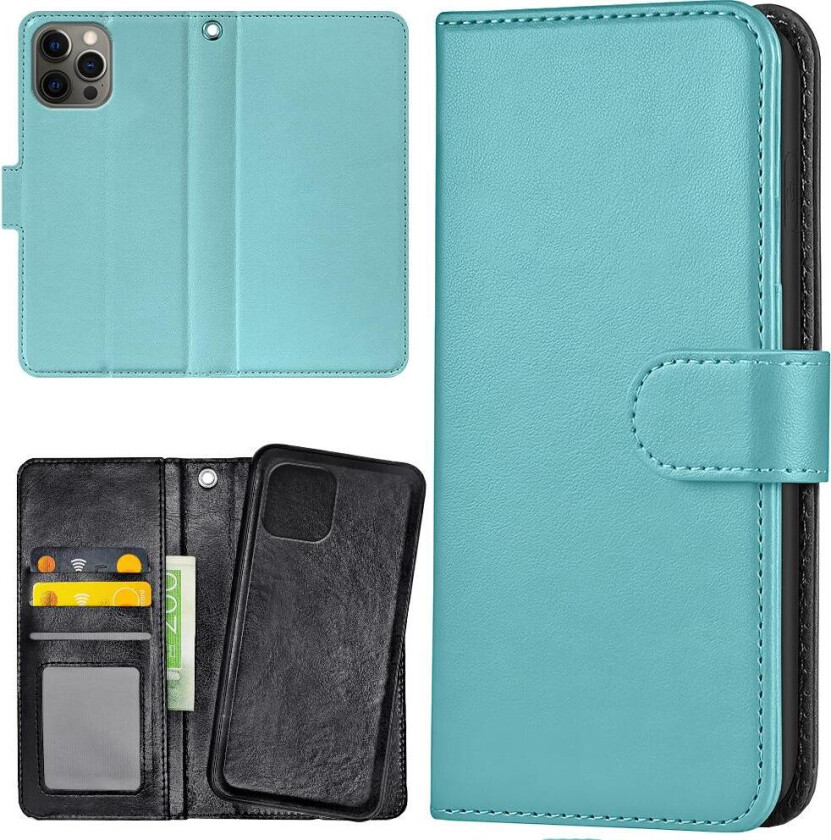iPhone 12 Pro Max - Lommebok Deksel Turkis