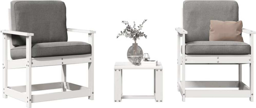 Hagesofagruppe hvit 3 deler heltre furu