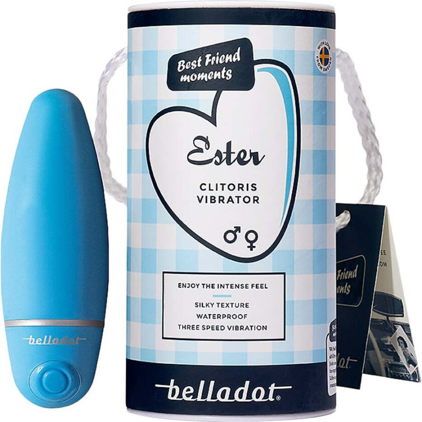 Ester Clitoris Vibrator, Blå, 1 stk.