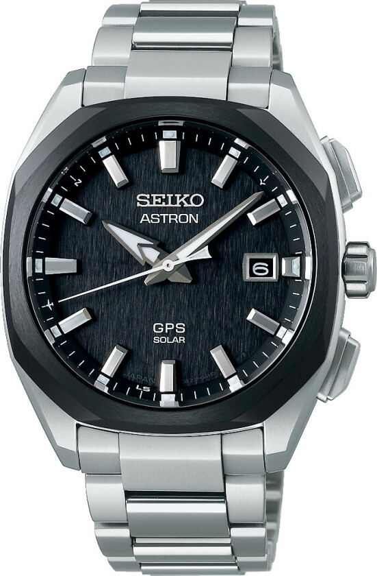 Astron GPS Solar Titanium Diver SSJ007J1 - Kvarts - Sølv - Herreklokker - Titanium - Safir