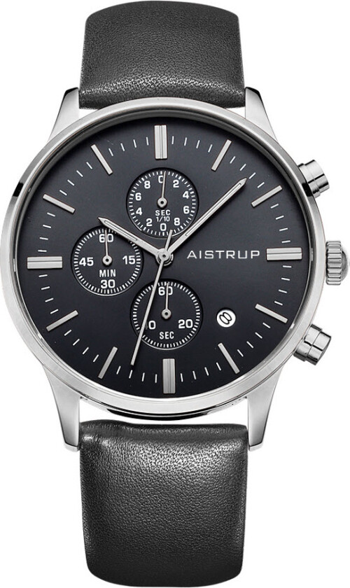 Classic Leather Sapphire Chronograph AIW8101 - Kvarts - Sølv - Herreklokker - Skinn - Safir