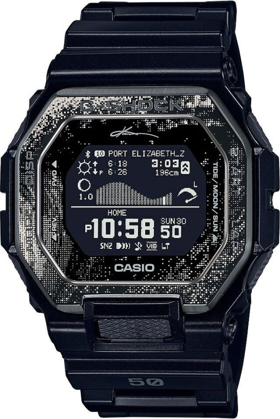 G-Shock GBX-100KI-1ER - Digital - Sort - Herreklokker - Fiberrem - Mineral