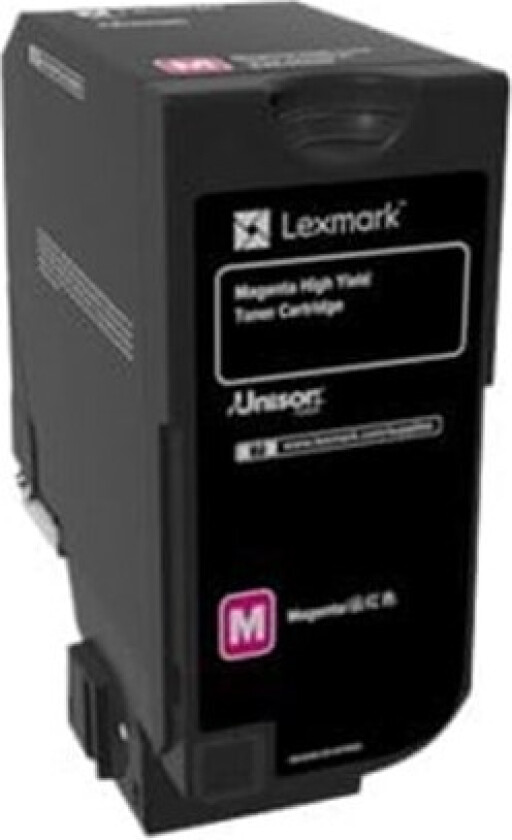CX725 TONER CARTRIDGE MAGENTA - Laser toner Rød