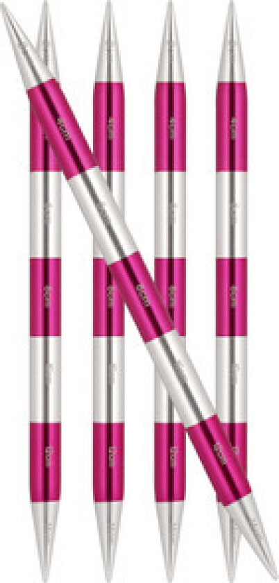 SmartStix Strømpepinne Aluminium 14cm Rosa 4,00mm