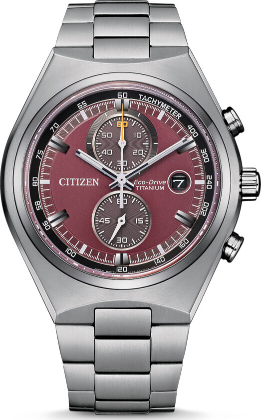 Super Titanium CA7090-87X - Kvarts - Sølv - Herreklokker - Titanium - Safir