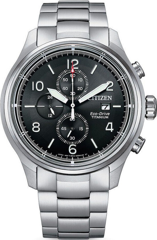 Chronograph Super Titanium CA0810-88E - Kvarts - Sølv - Herreklokker - Titanium - Safir