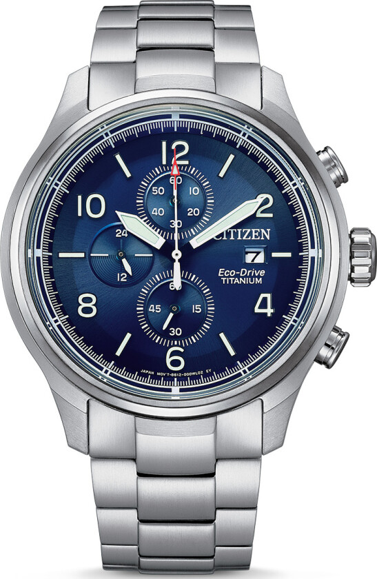 Chronograph Super Titanium CA0810-88L - Kvarts - Sølv - Herreklokker - Titanium - Safir