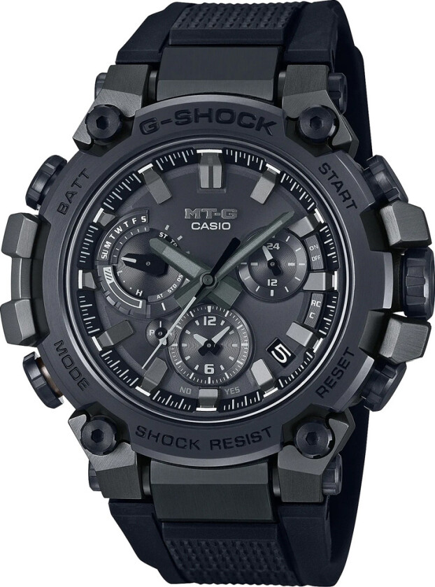 G-Shock MT-G Dual Core Guard Watch MTG-B3000B-1AER - Kvarts - Sort - Herreklokker - Resin - Safir